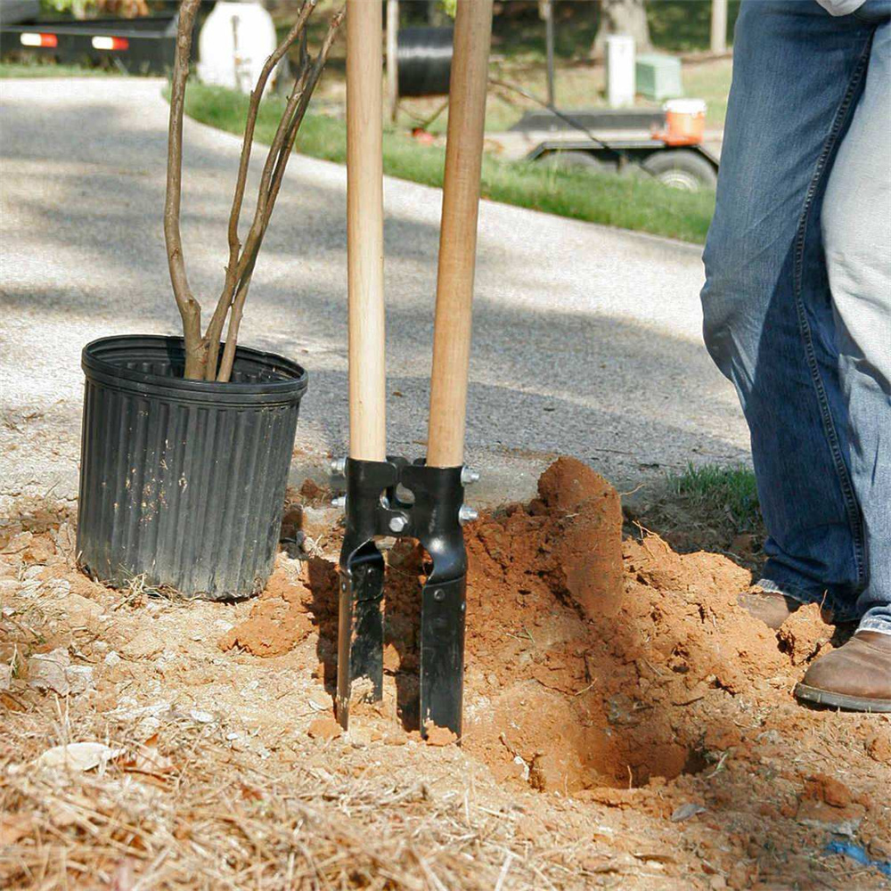 Post Hole Digger Manual Utility Farm Tools W04