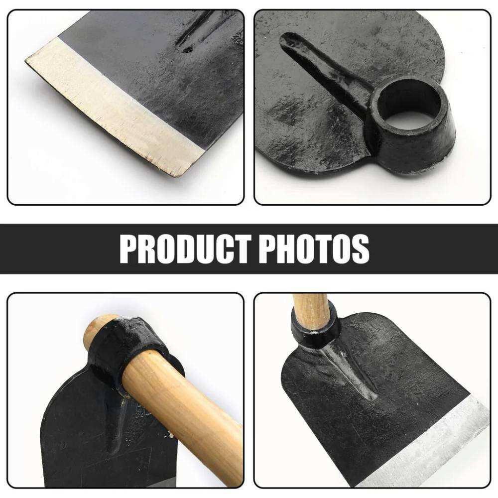 Carbon Steel Hoe Long Handle Agricultural Digging 04