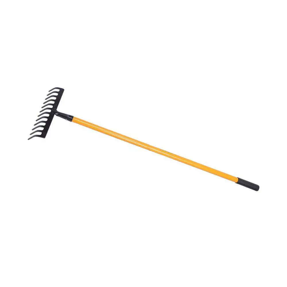 China Farming Iron Rake Tools Long Wooden Handle Custom Tine For Leaves Factory, Service