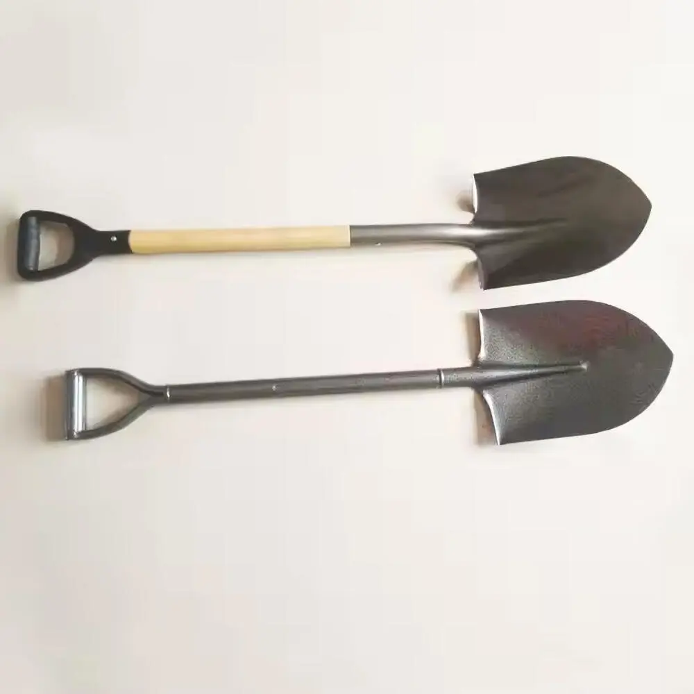 China Shovel Farm Tool Wholesale Carbon Shovels With Long Wood Handle Factories, Pricelist