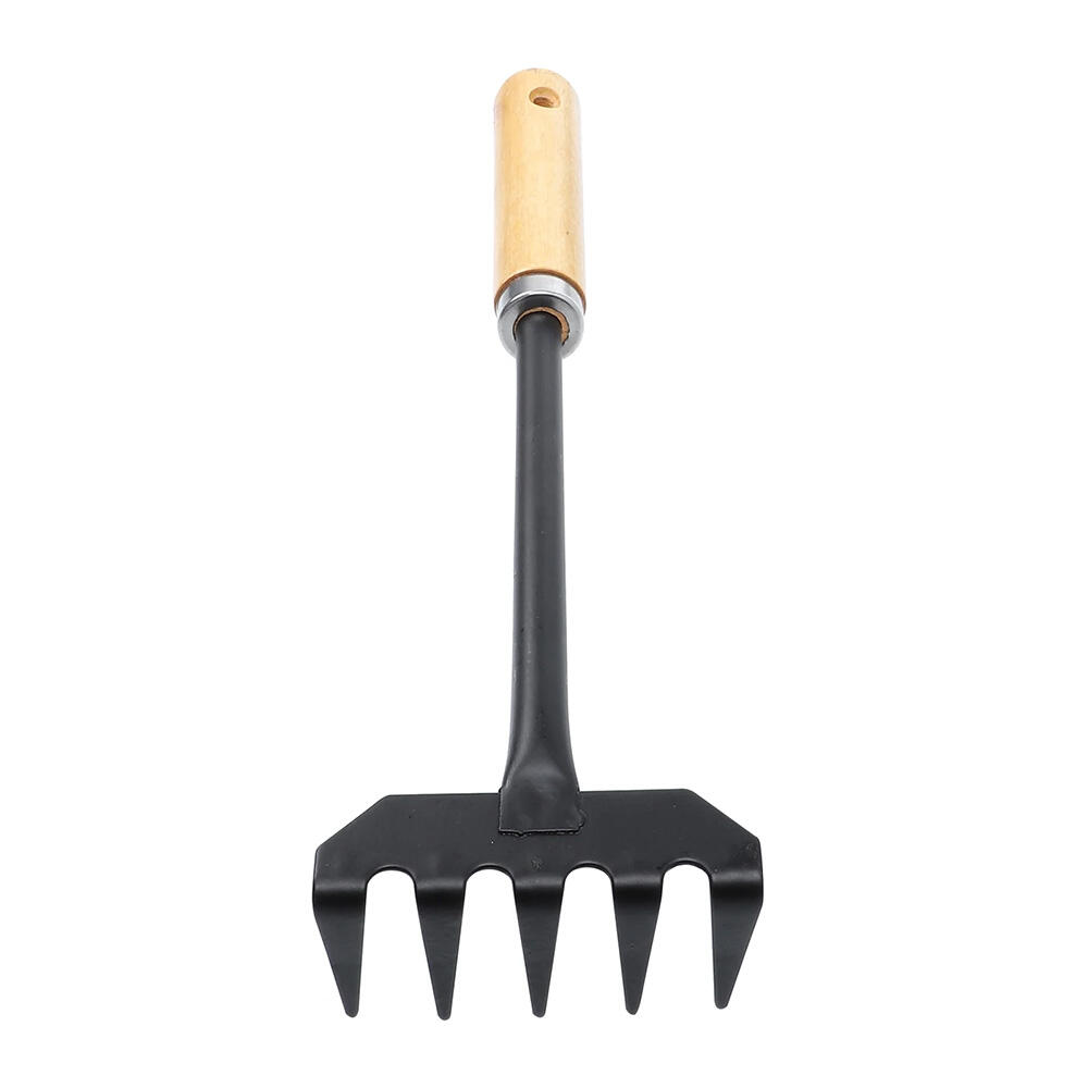 Garden Rake details of short handle design
