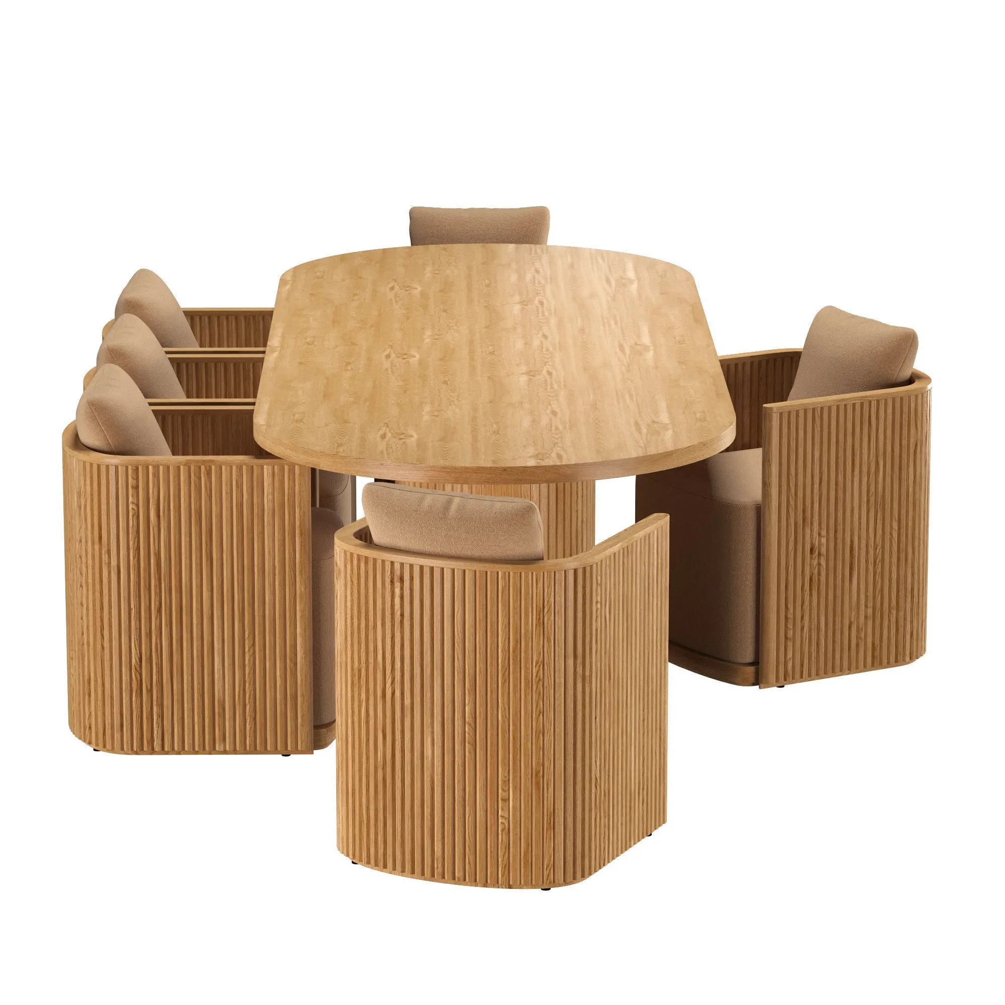 Wholesale Jiangyiren Villa Resort Hotel Restaurant Deluxe Table And Chair Set Factory, Factories