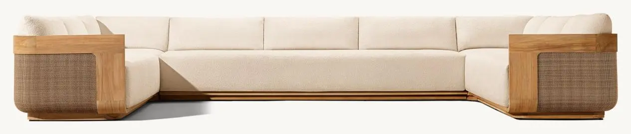 High-Quality Product Introduction: JIANGYIREN Contemporary Outdoor Luxury Furniture Teak Garden Sofa Set Manufacturer, Suppliers