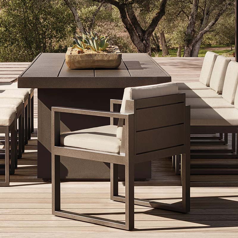 Factory Hot Sale Aluminum Sofa Modern Luxury Garden Furniture