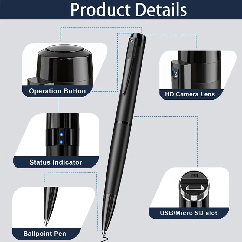 Wholesale Portable Pen Spy Camera for Meeting /Lectures Video Recording Manufacturer, Factory