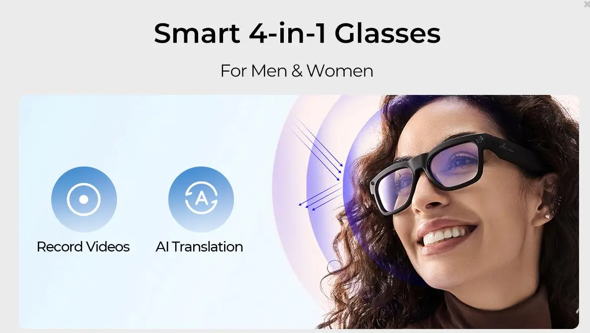 Smart Camera Glasses