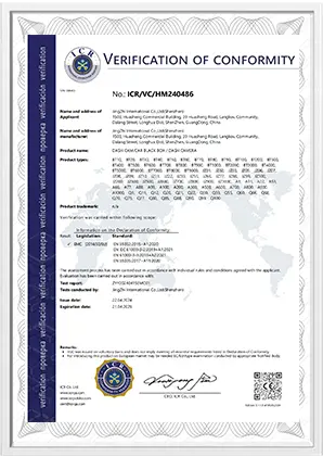 JZ CE Certification - European Conformity Audio Video Equipment