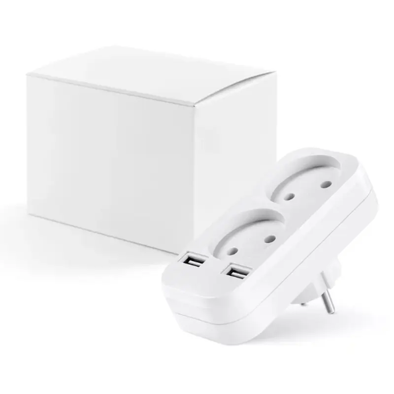 OEM Dual EU Socket Adapter with Wifi HD Spy security Camera Supplier, Factories