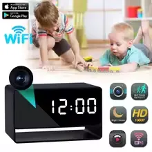 OEM Desktop Time Alarm Clock with FHD 1080P Hidden Spy Camera Night Vision Manufacturers, Factory