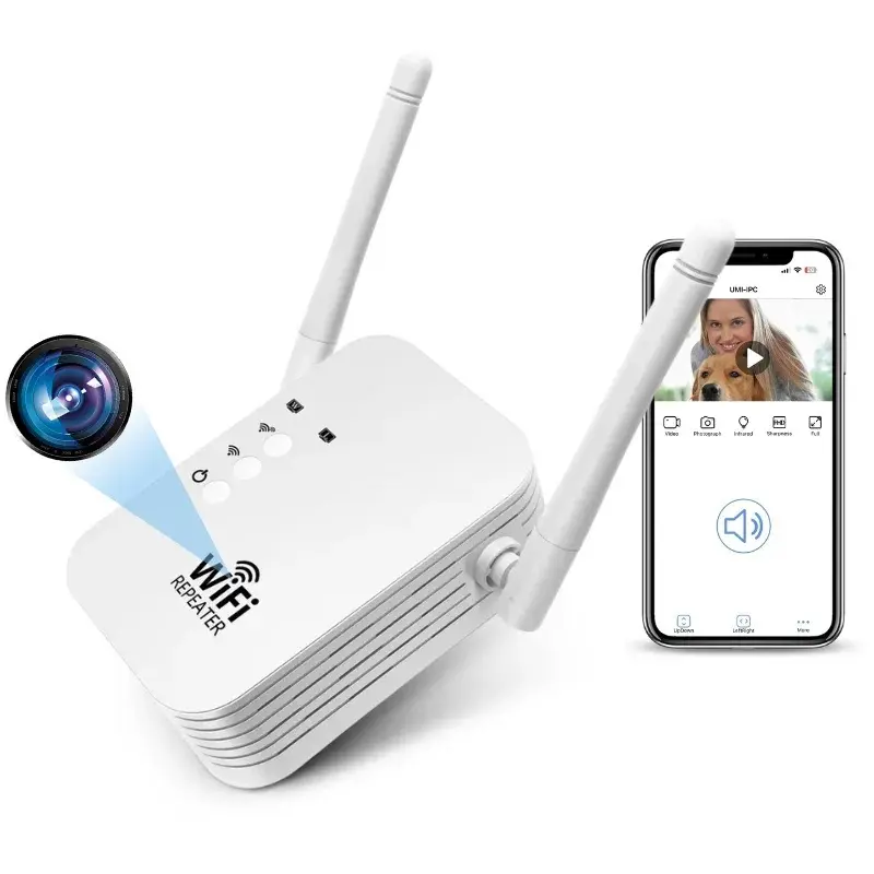 WiFi Signal Booster with Hidden Camera