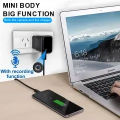 OEM WiFi Motion Detection Hidden USB Wall Charger Spy Camera Suppliers, Factories