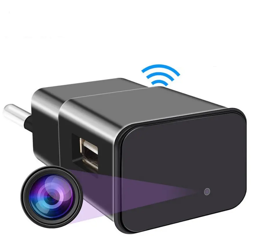 OEM WiFi Motion Detection Hidden USB Wall Charger Spy Camera Suppliers, Factories