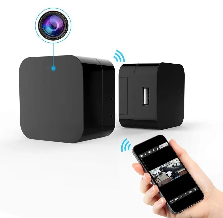 Wholesale WiFi Spy Charger Camera with Night Vision Audio Video Recording Manufacturer, Factories