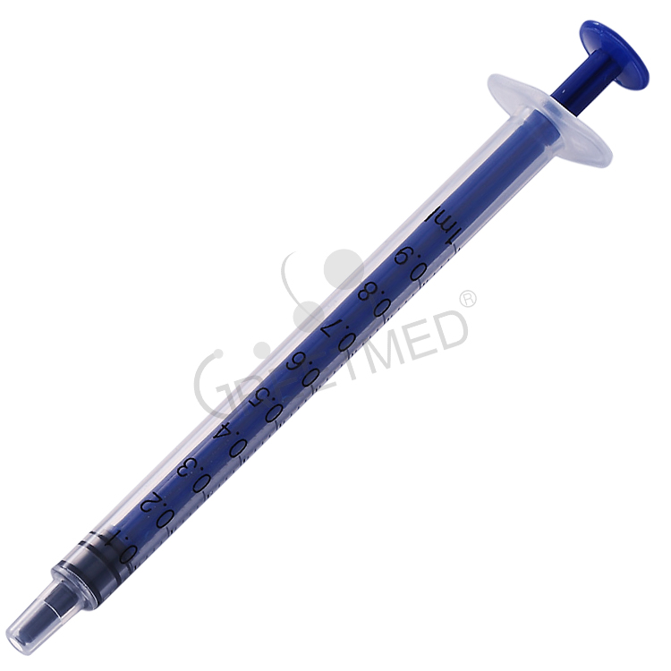 Hot Sale High Quality 1ml Disposable Tuberculin Syringe with Needle or Without Needle