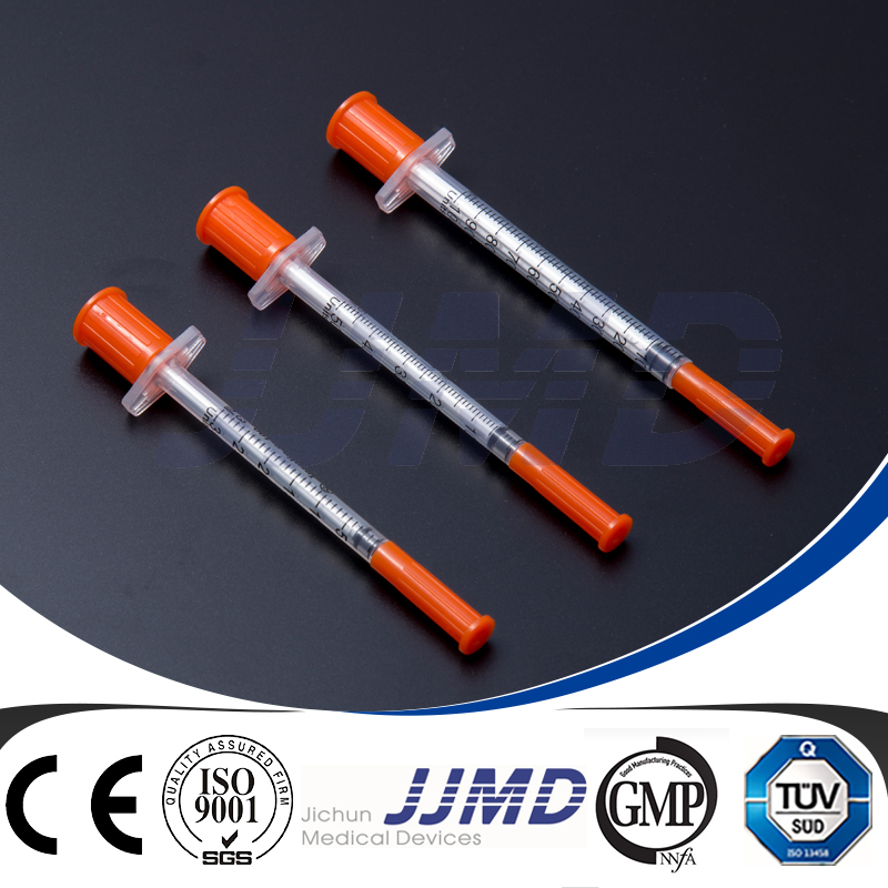 High Quality Disposable Safety Medical Plastic Insulin Syringe with Hypodermic Needle