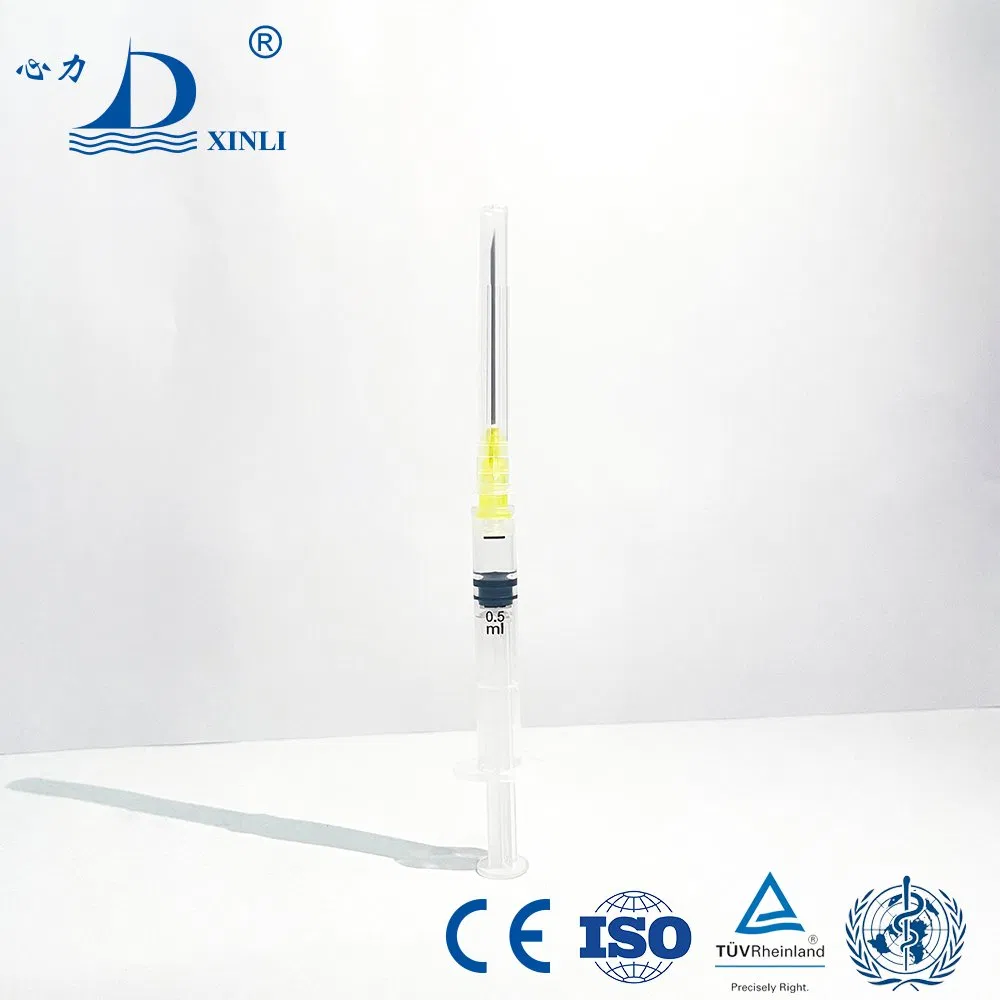 Who Pqs &amp; CE &amp; ISO Approved Disposable Sterile Rup Ad Syringe with Hypodermic Needle