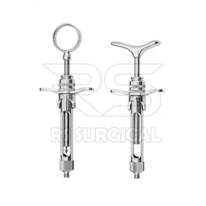 Stainless Steel Manual Dental Cartridge Syringe Colorful 1.8ml Anesthesia Syringe Reusable for Dentistry Surgical Instruments