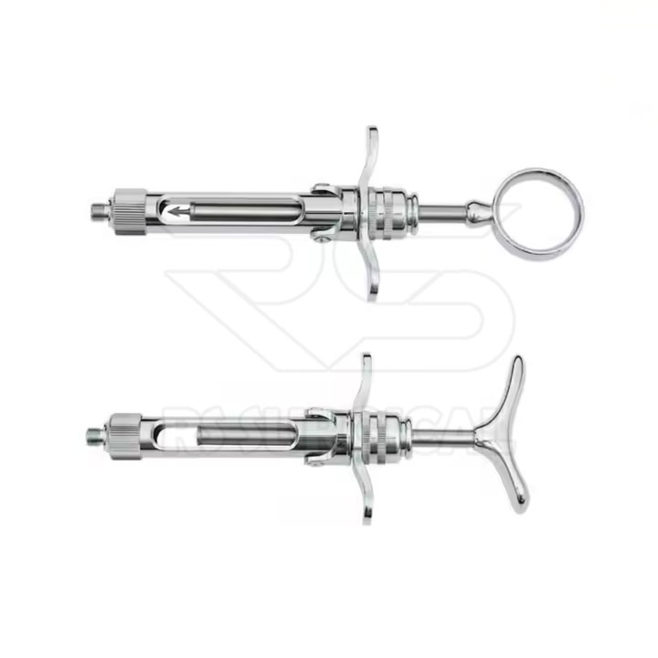 Stainless Steel Manual Dental Cartridge Syringe Colorful 1.8ml Anesthesia Syringe Reusable for Dentistry Surgical Instruments
