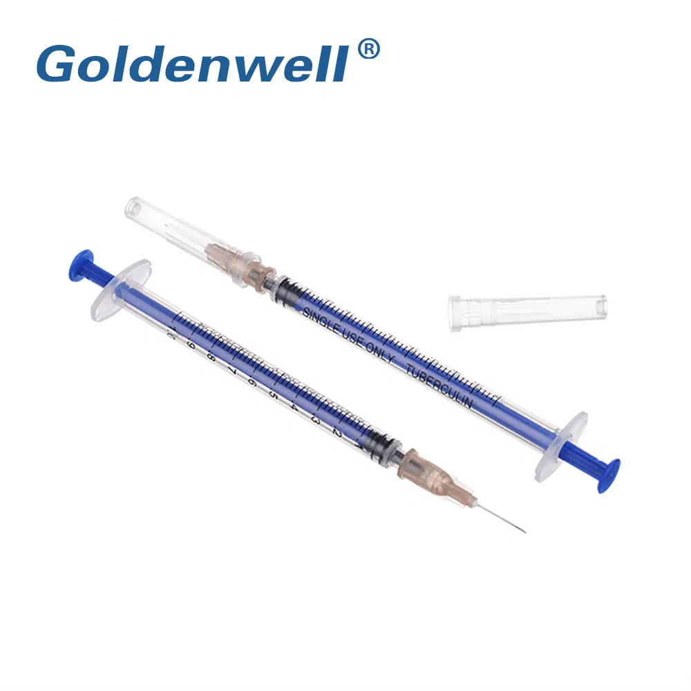 Medical Disposable 1ml Tuberculin Syringe with Needle/Without Needle