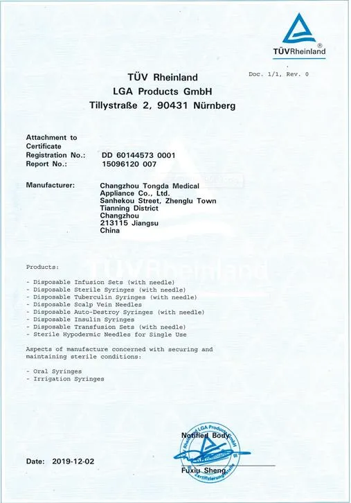CE Certificate 2