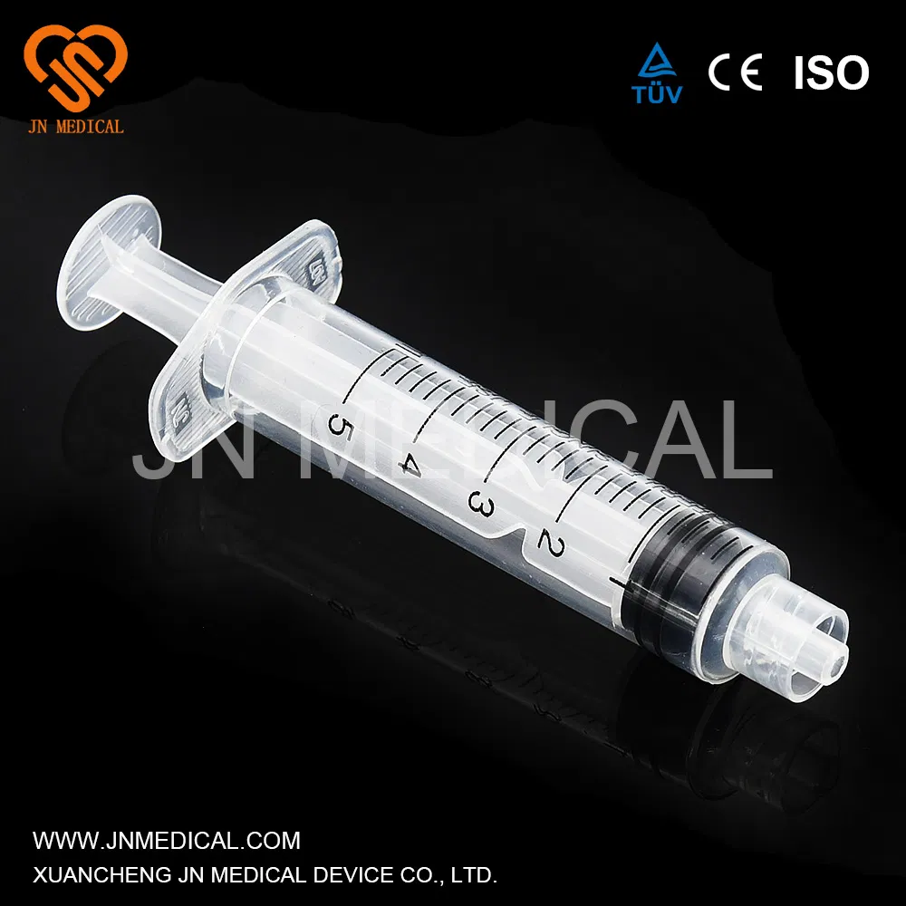 5cc Luer Lock and Luer Slip Disposable Syringe