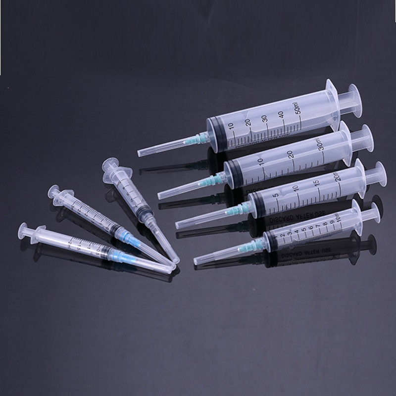 Steroid Irrigation Injection Plastic Luer Lock Slip Plastic Medical Disposable Syringe with Hypodermic Needles