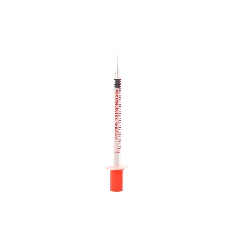 Good Quality 0.5ml Medical Insulin Syringe (0.3ml 0.5ml 1ml) with Syringe Needle