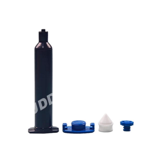 Japanese Style 10cc Black Dispensing Syringe Barrel Thickened PP Material Syringe Cartridges