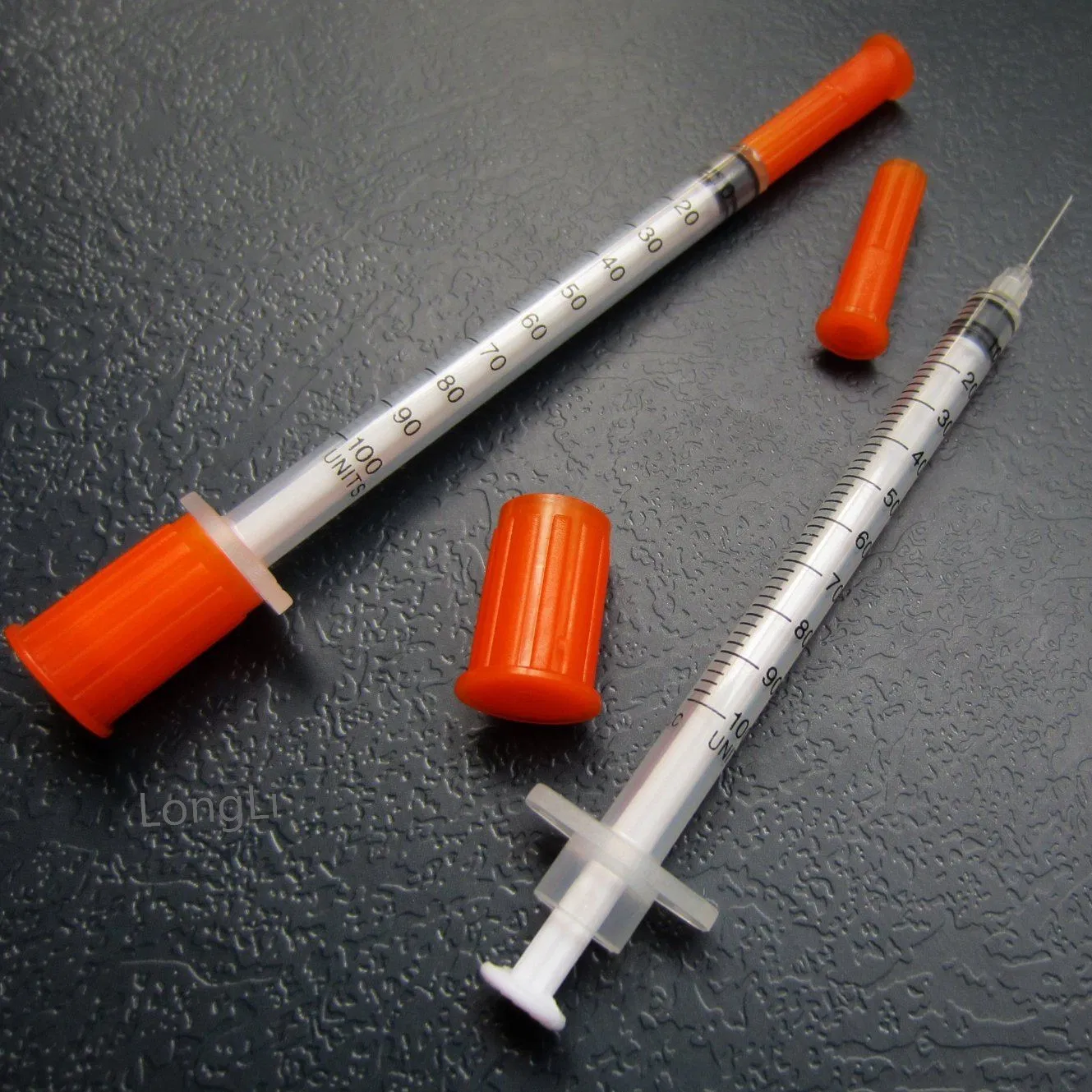 Disposable Medical Syringe Insulin Syringe 0.3ml with 31g Needle