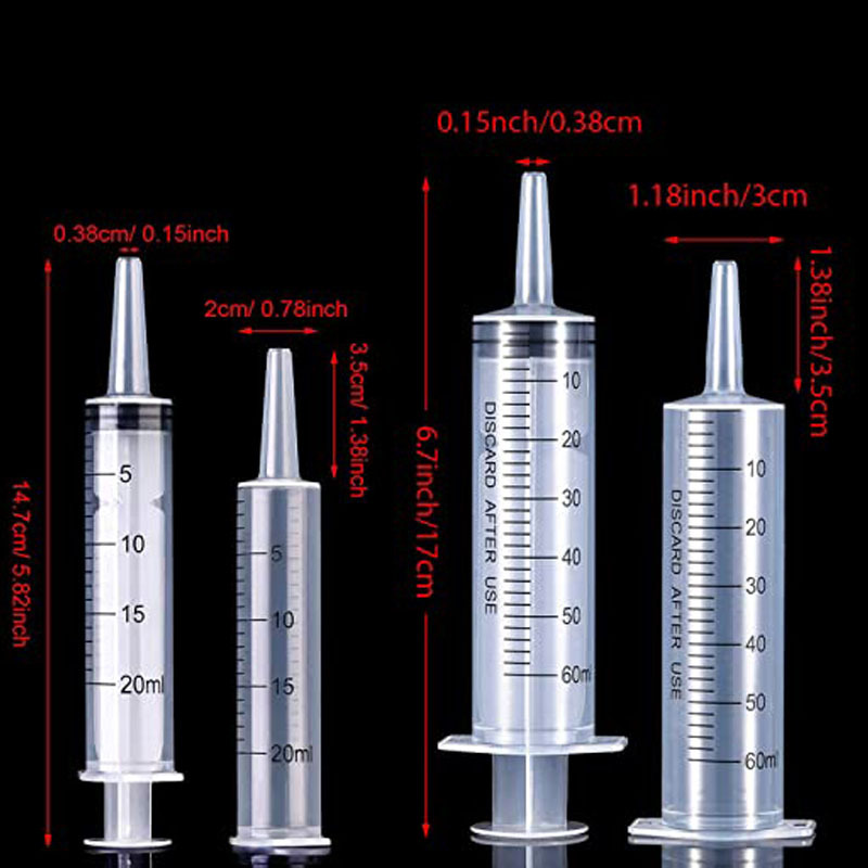 Factory Price 5ml 10ml 20ml 30ml 50ml 60ml TPU/PE Injection Molded Disposable Pet Flush Syringe for Dental Cleaning Feeding Dogs