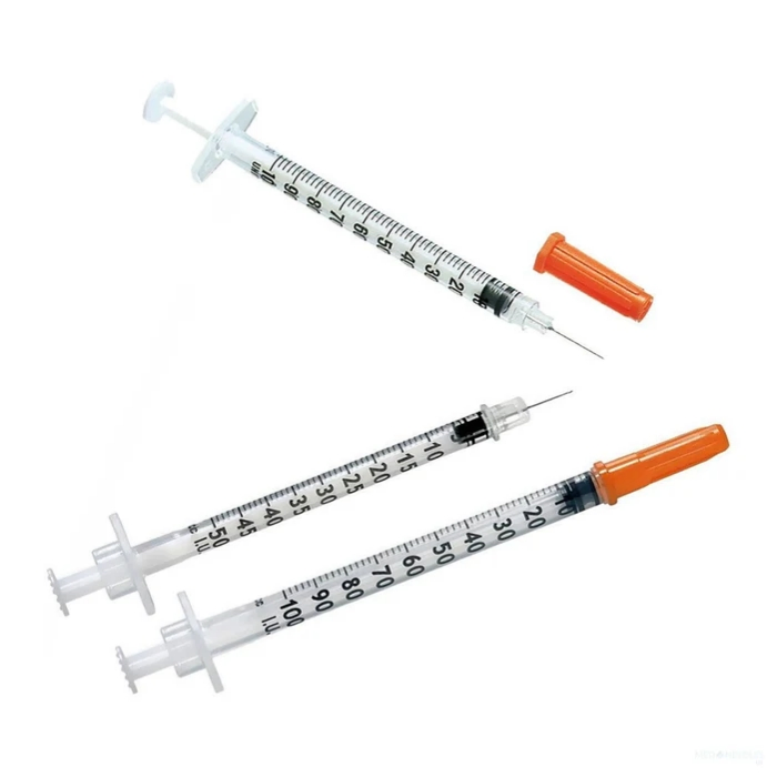 Safety U-100, U-50, U-30 Insulin Syringe with Needle Shield ISO13485 Factory