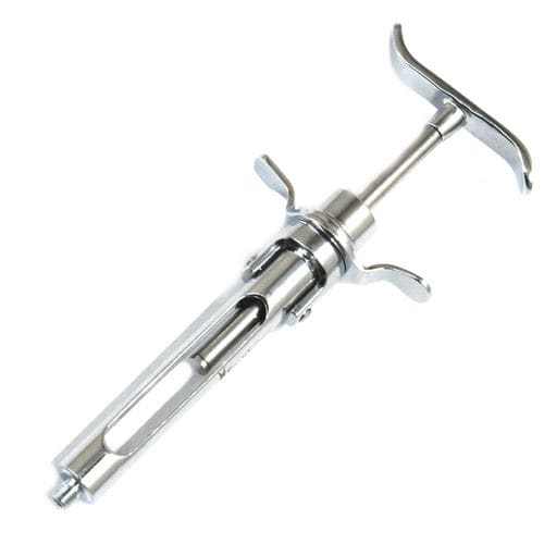 FIDA International Manual Dental Aspirating Syringe Stainless Steel Class I CE Certified Anesthesia Instruments Reusable