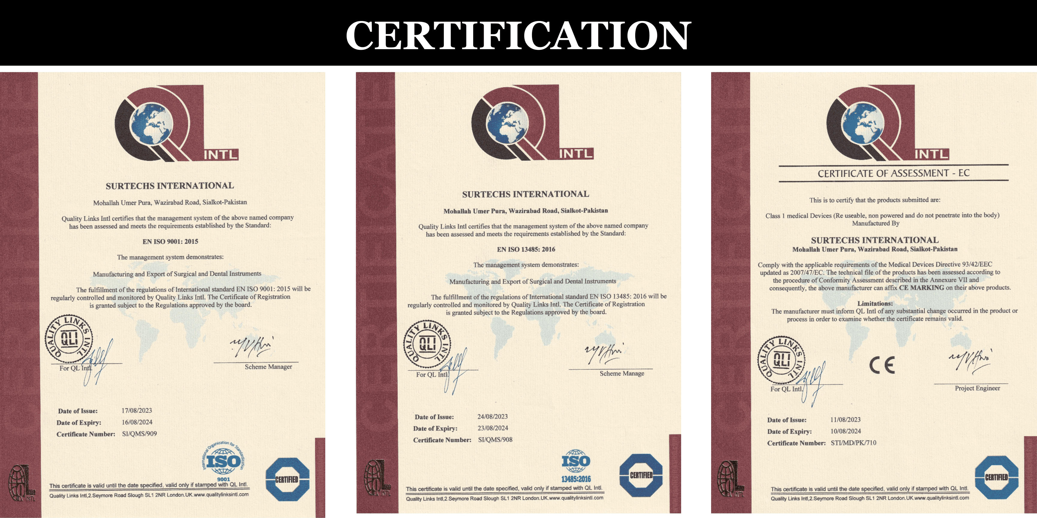 Certificates 2