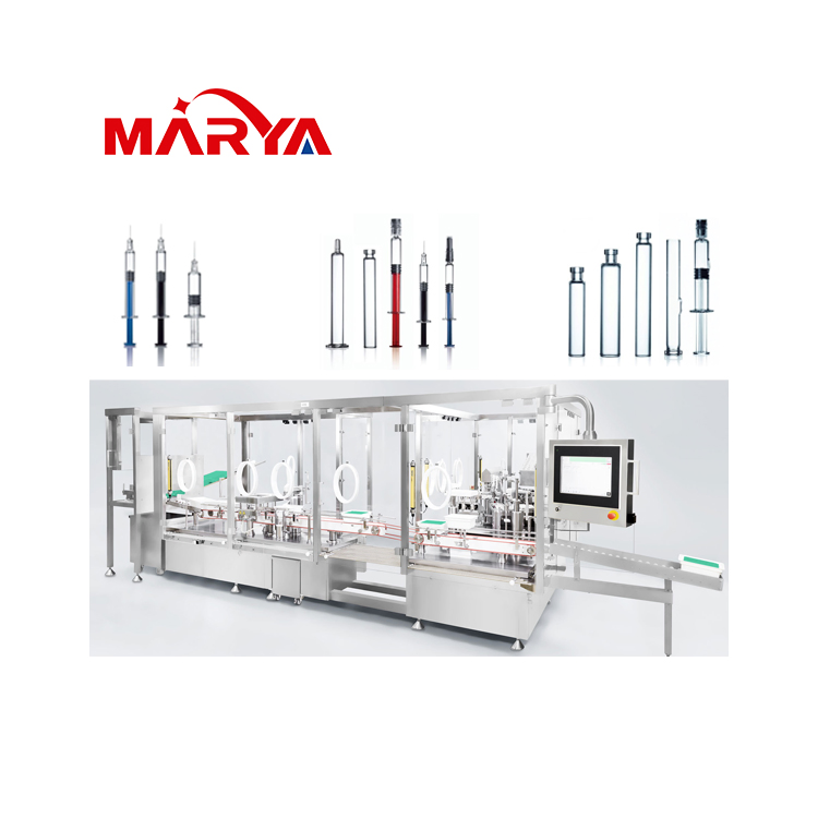 Marya Customizable Syringe Filling Production Line 1ml to 20ml Syringes Supported
