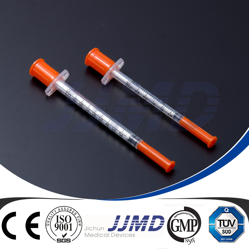 High Quality Disposable Safety Medical Plastic Insulin Syringe with Hypodermic Needle