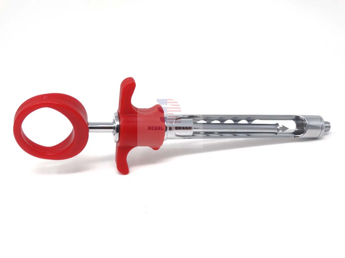 Dental Anesthetics Self Aspirating Stainless Steel Syringe Manual Reusable
