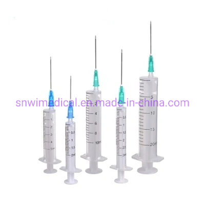 Disposable Medical Products Plastic Sterile Luer Lock 0.5ml/1ml Auto Disable Vaccine Safety Tuberculin Syringe with CE ISO