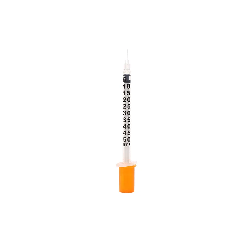 Good Quality 0.5ml Medical Insulin Syringe (0.3ml 0.5ml 1ml) with Syringe Needle