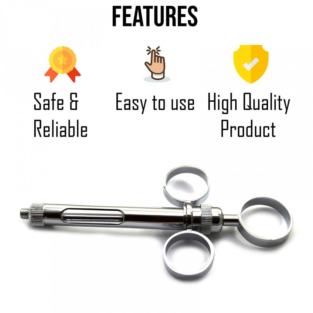 Dental Cartridge Anesthesia Syringe 1.8ml For European And American Needles Ce Dental Equipments