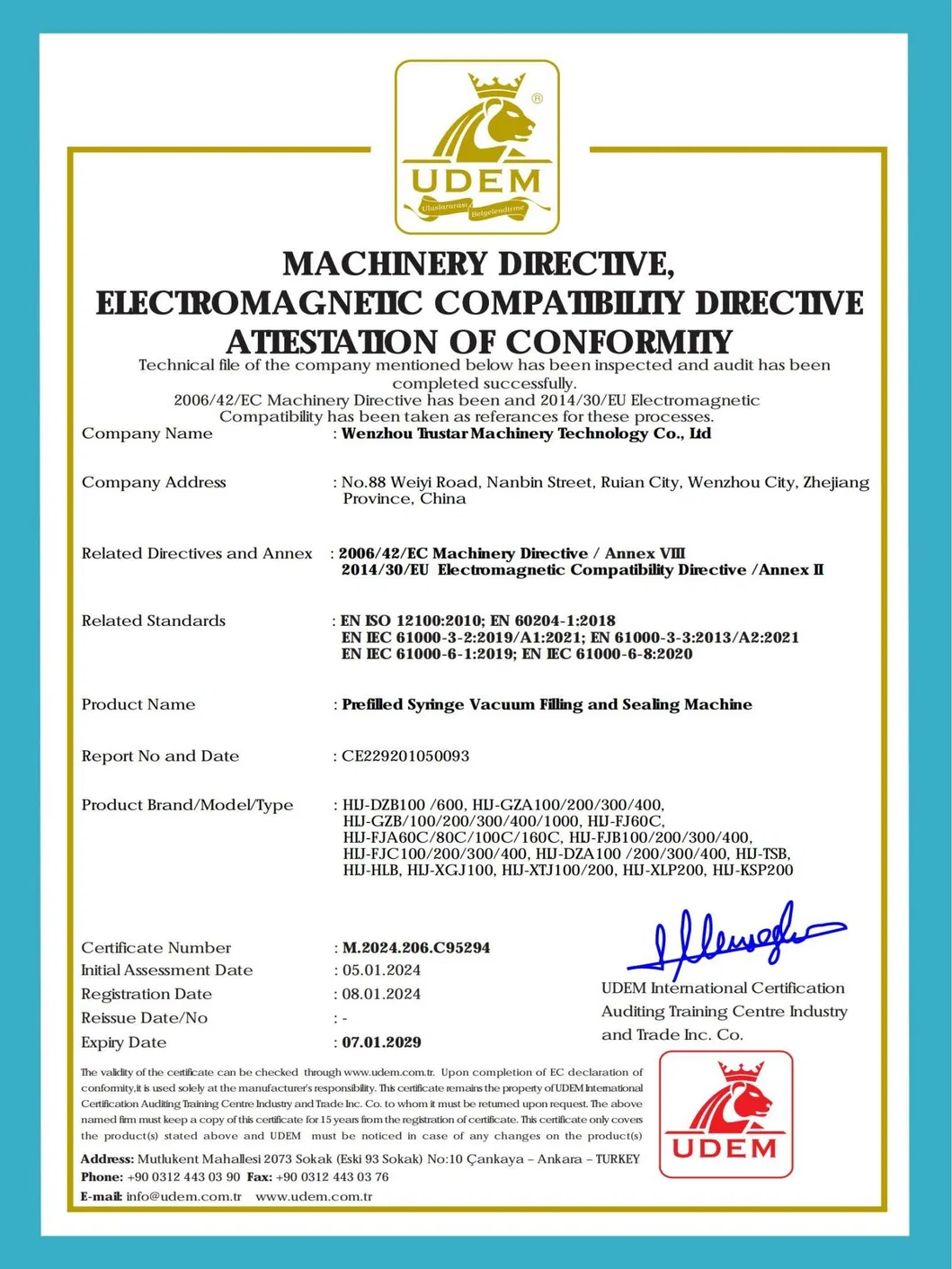 CE Certification