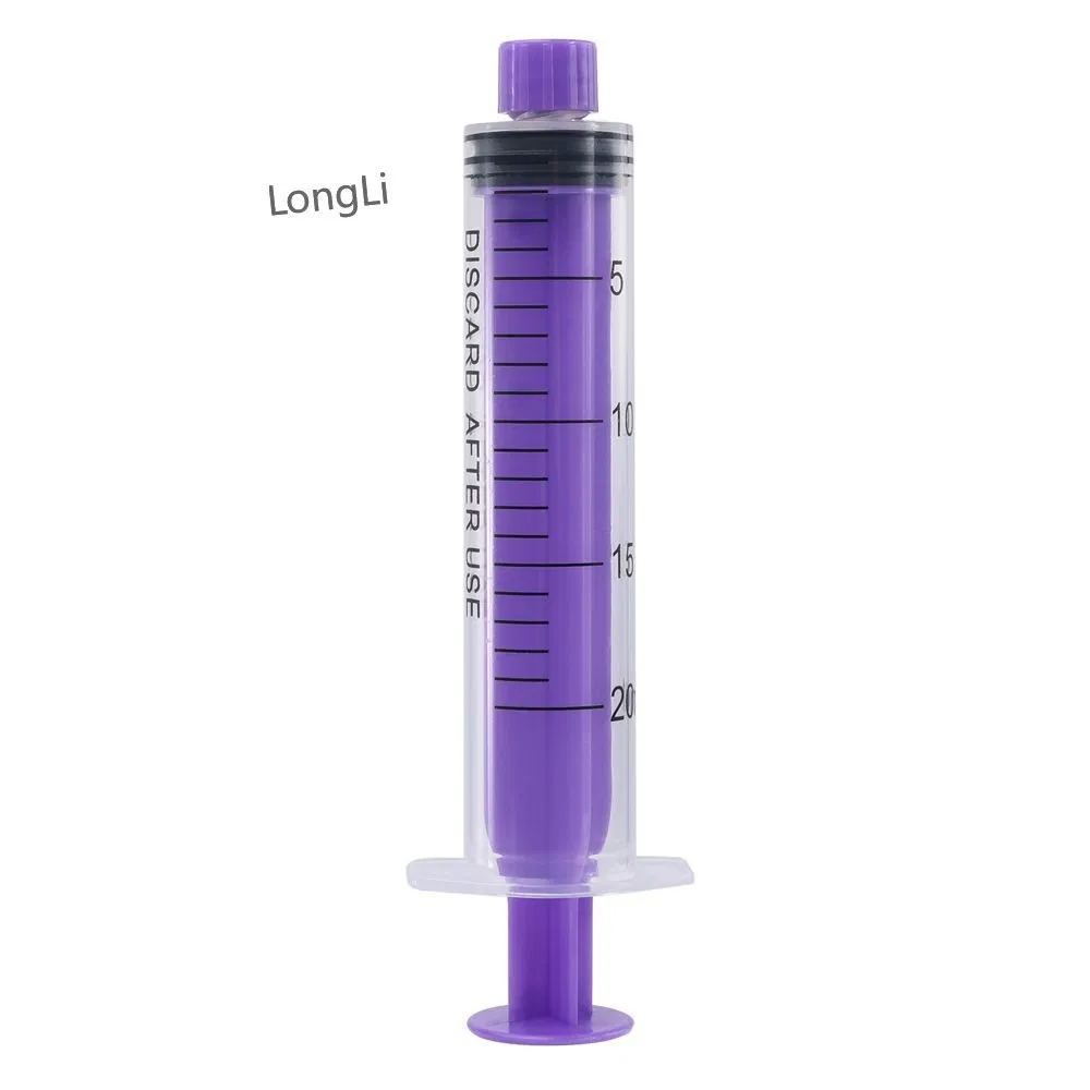 Various Sizes Disposable Medical Colorful Oral Feeding Syringe with Caps