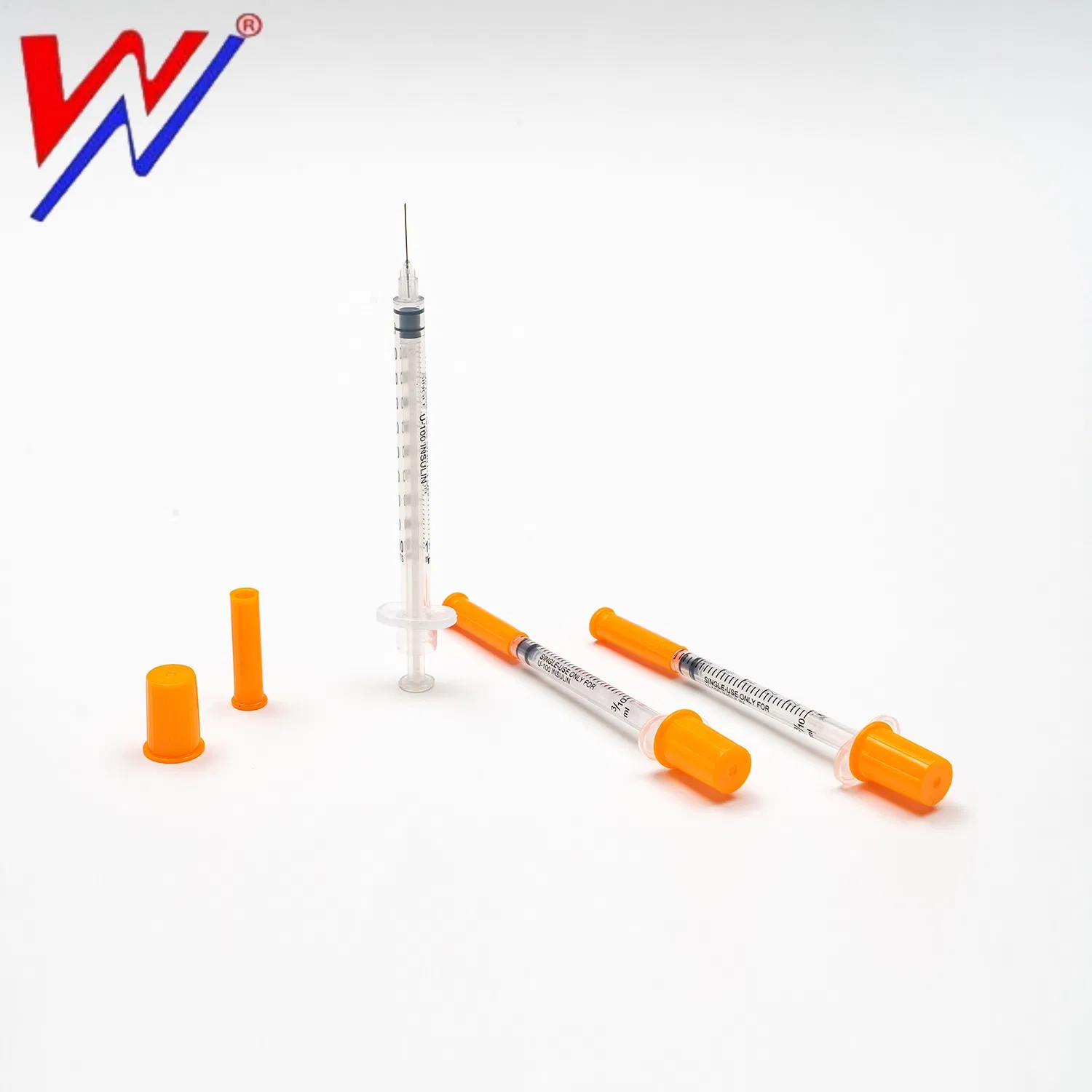Medical Supply Insulin Syringe with FDA CE ISO Approved
