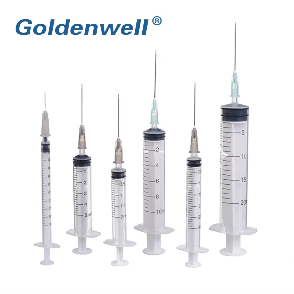 Medical Disposable 1ml Tuberculin Syringe with Needle/Without Needle