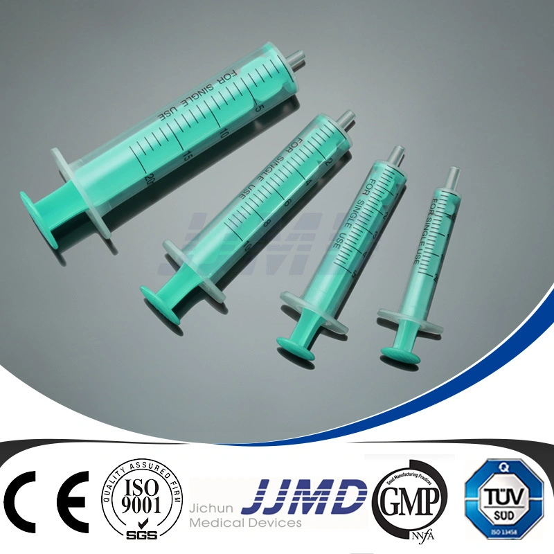 2 Part Disposable Plastic Luer Slip Sterile Injection Hypodermic Syringe