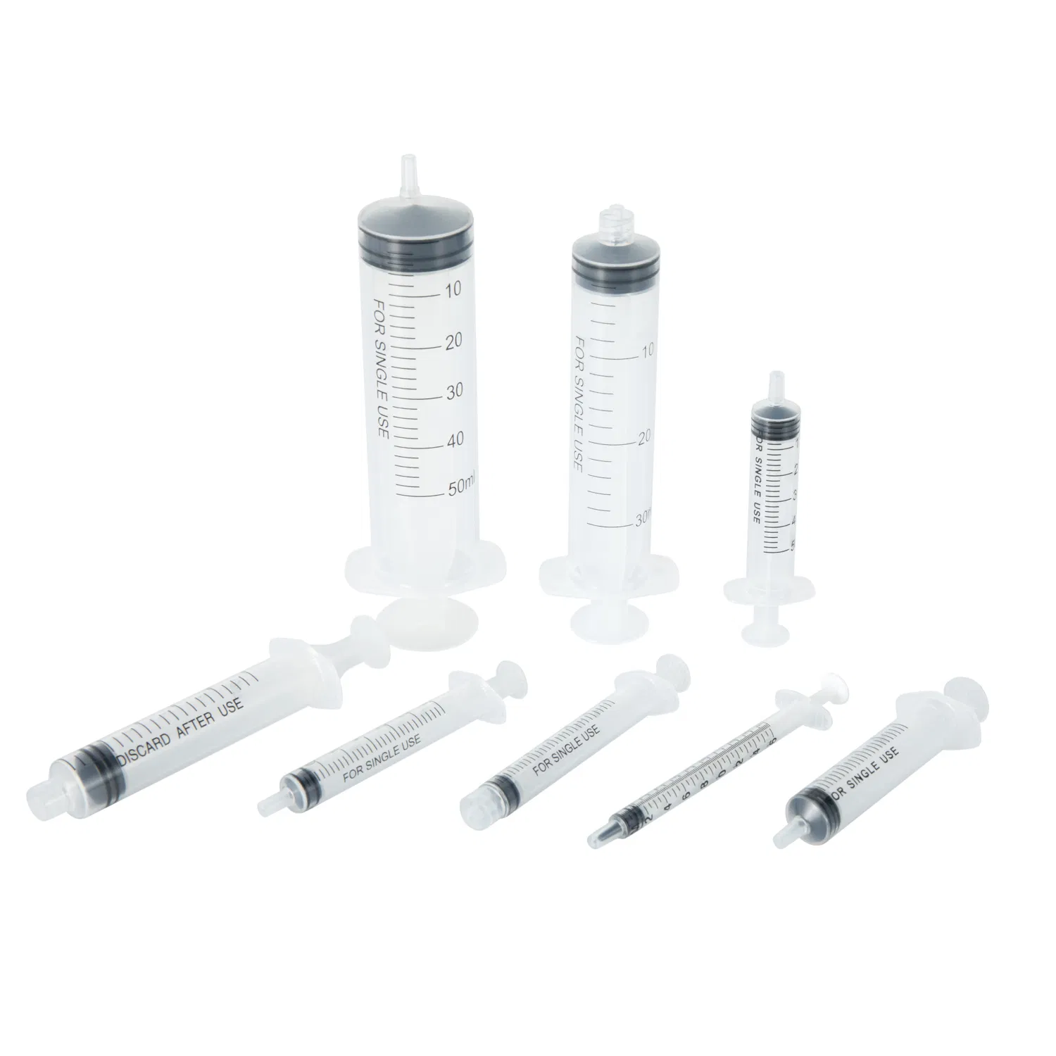 Medical Device Disposable Sterile Hypodermic 3-Part Syringe