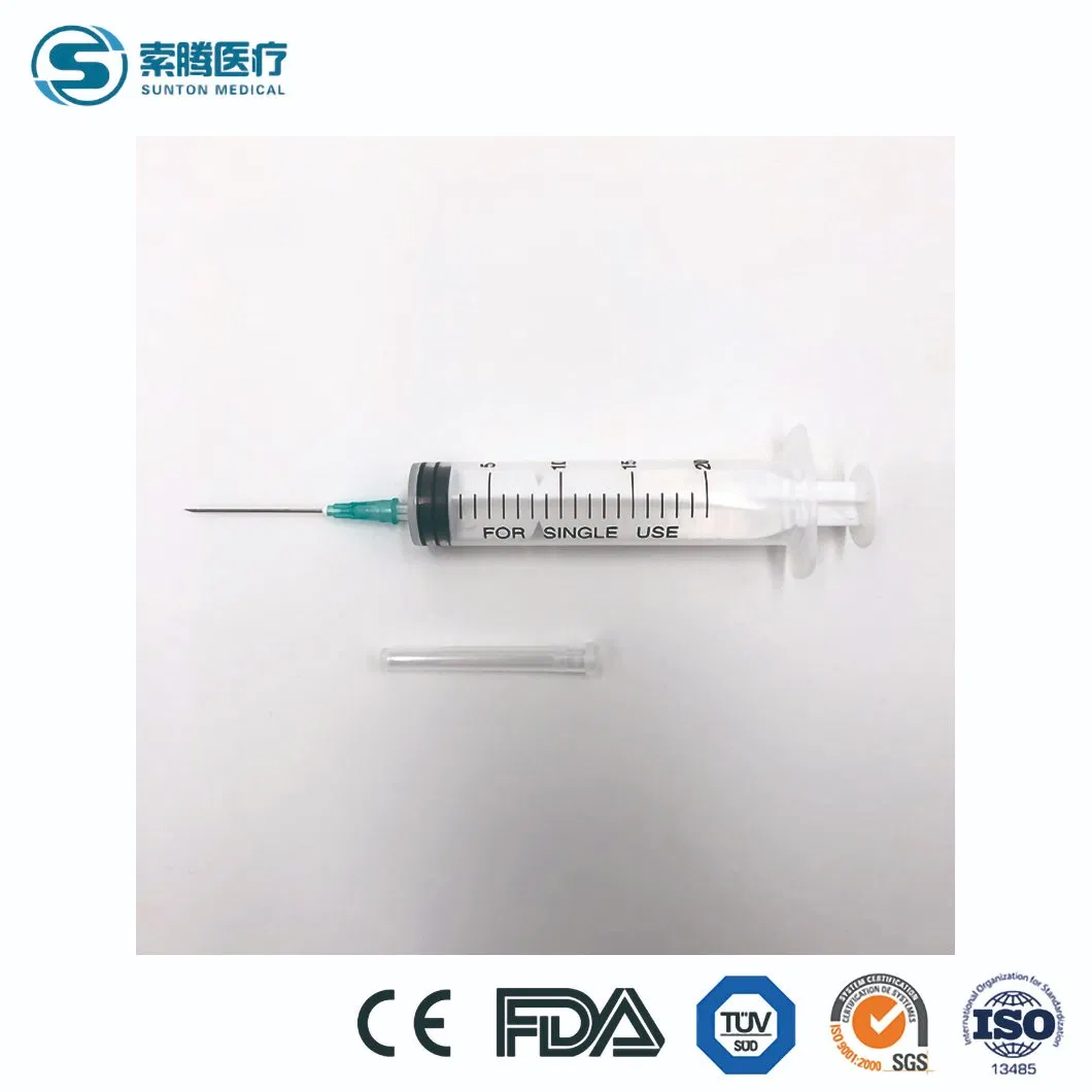 Sunton Tuberculin Syringe China Insulin Syringe Manufacturer 1cc Insulin Syringes/Syringe Syringe 2ml 5ml OEM Service 2 Part Syringe with or Without Needle