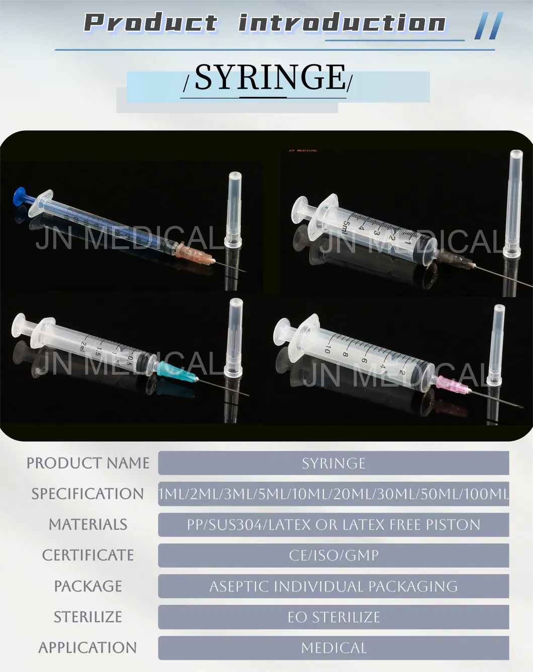 5cc Luer Lock and Luer Slip Disposable Syringe