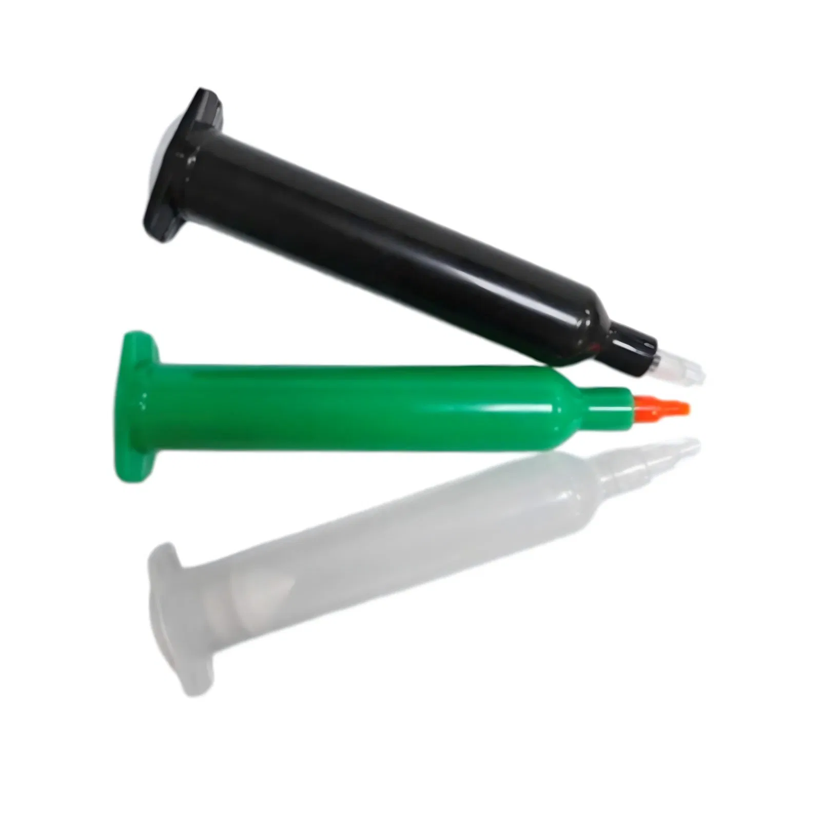 Japan Style 10cc Green Syringe Cartridges Flexible Plastic Syringe Glue Pneumatic Dispensing Barrel Cylinder