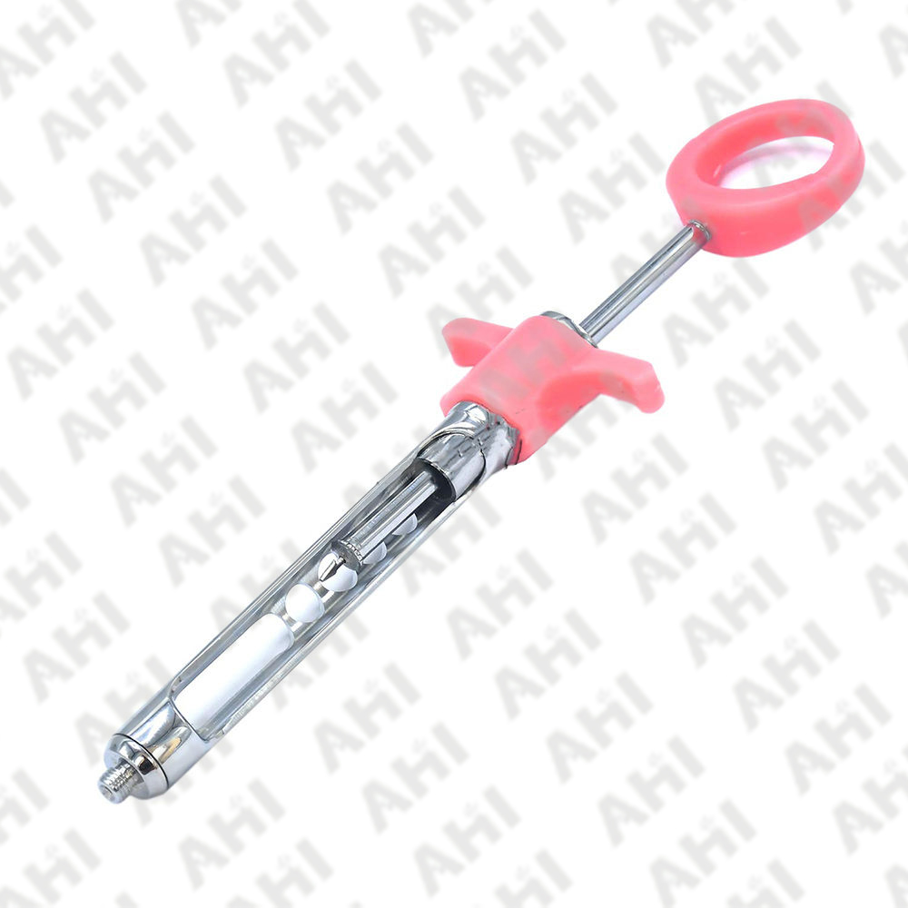 Dental Stainless Steel Manual Anesthesia Syringes Reusable CE Certified Class II Ergonomic Grip 3-Jaw Positions 1 Year Warranty