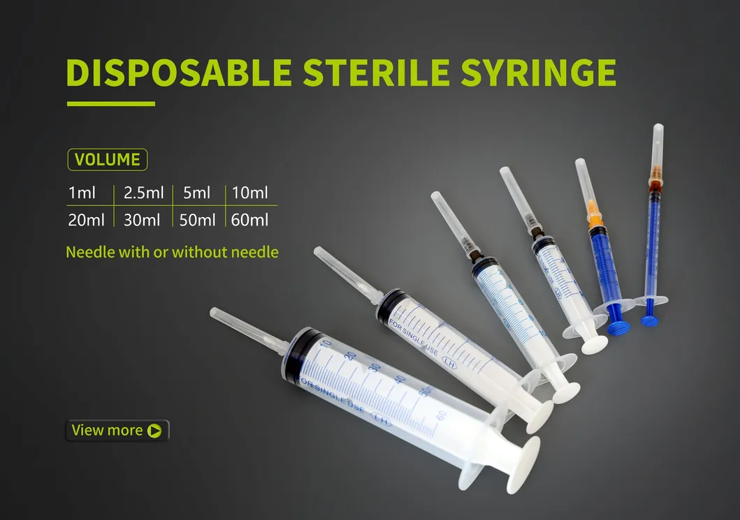 Disposable Syringe Overview